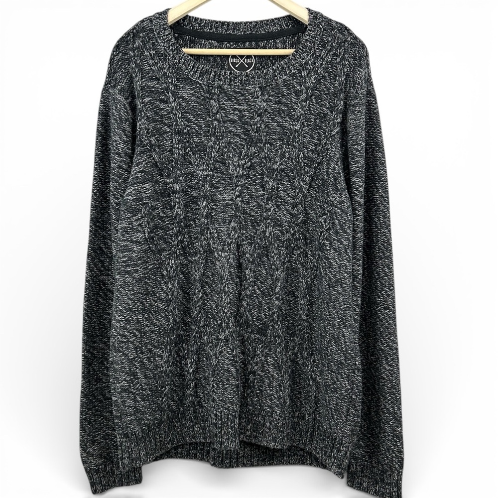 Birch X Black Cable Knit Sweater Size XXL